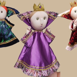 Queen Isabella - hand puppet