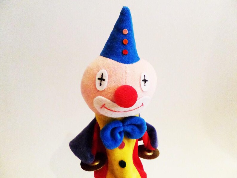 Clown with cimbals Paint it for yourself image 3