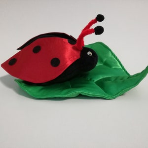 Katica ladybug plush handpuppet for children imagem 2