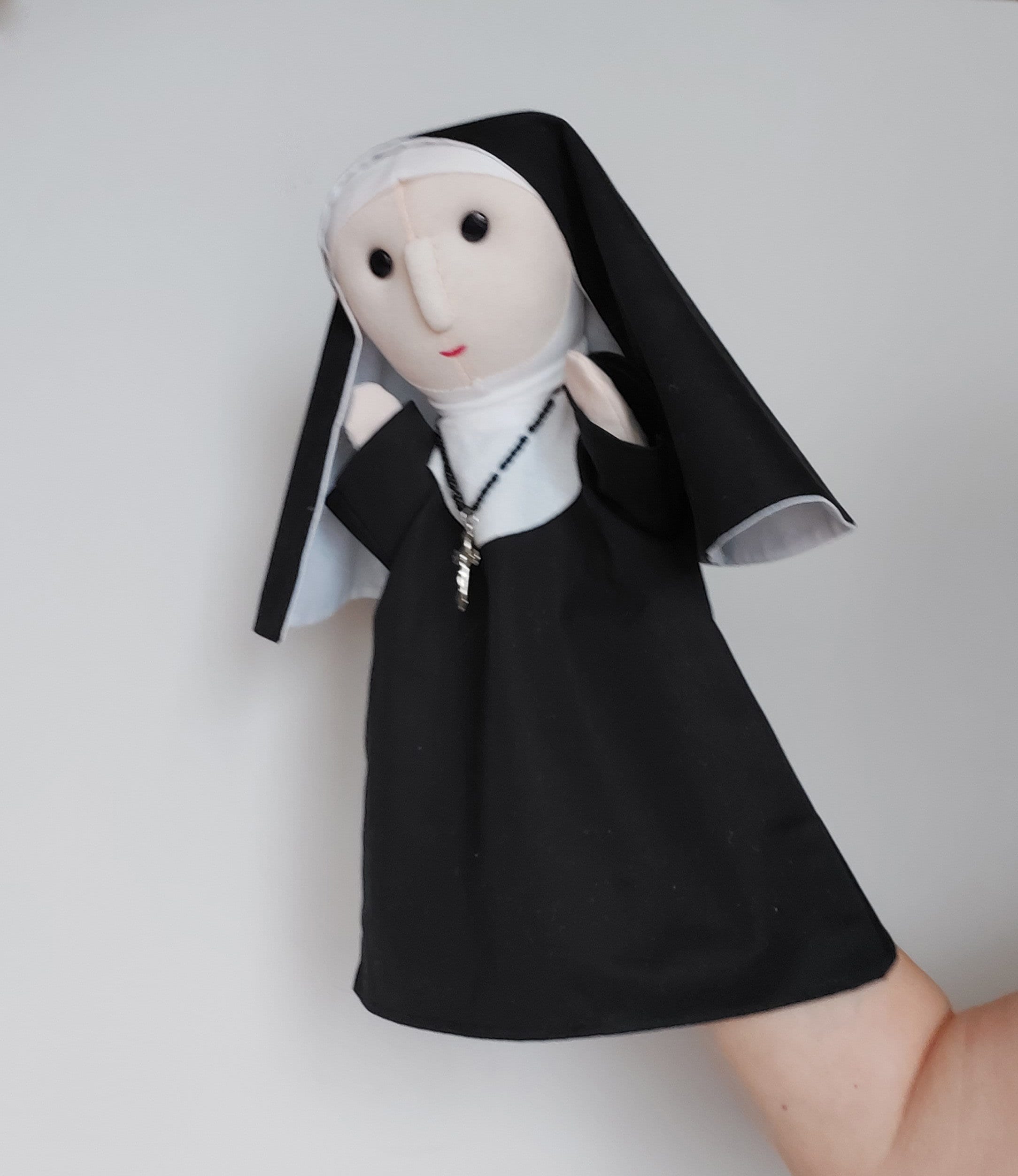 The Nuns Hand Puppet Etsy