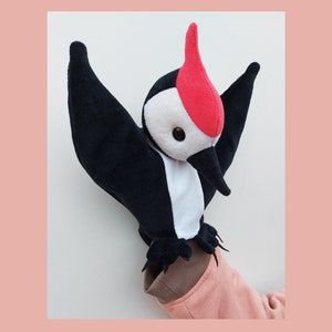 Charlie, the woodpecker - hand puppet