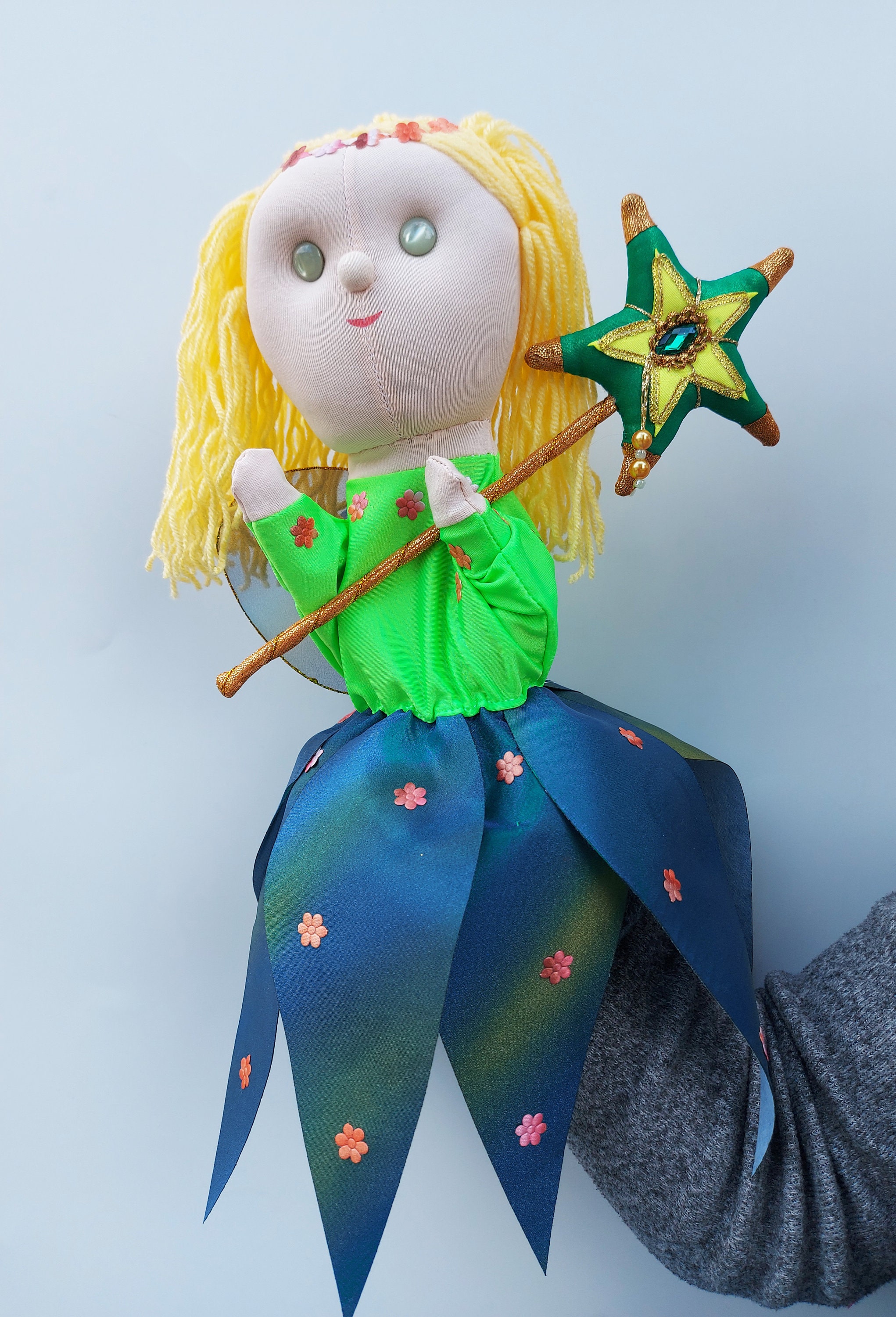 Original Spring Puppet Nicky, the Spring Fairy - Hand Puppet - Etsy