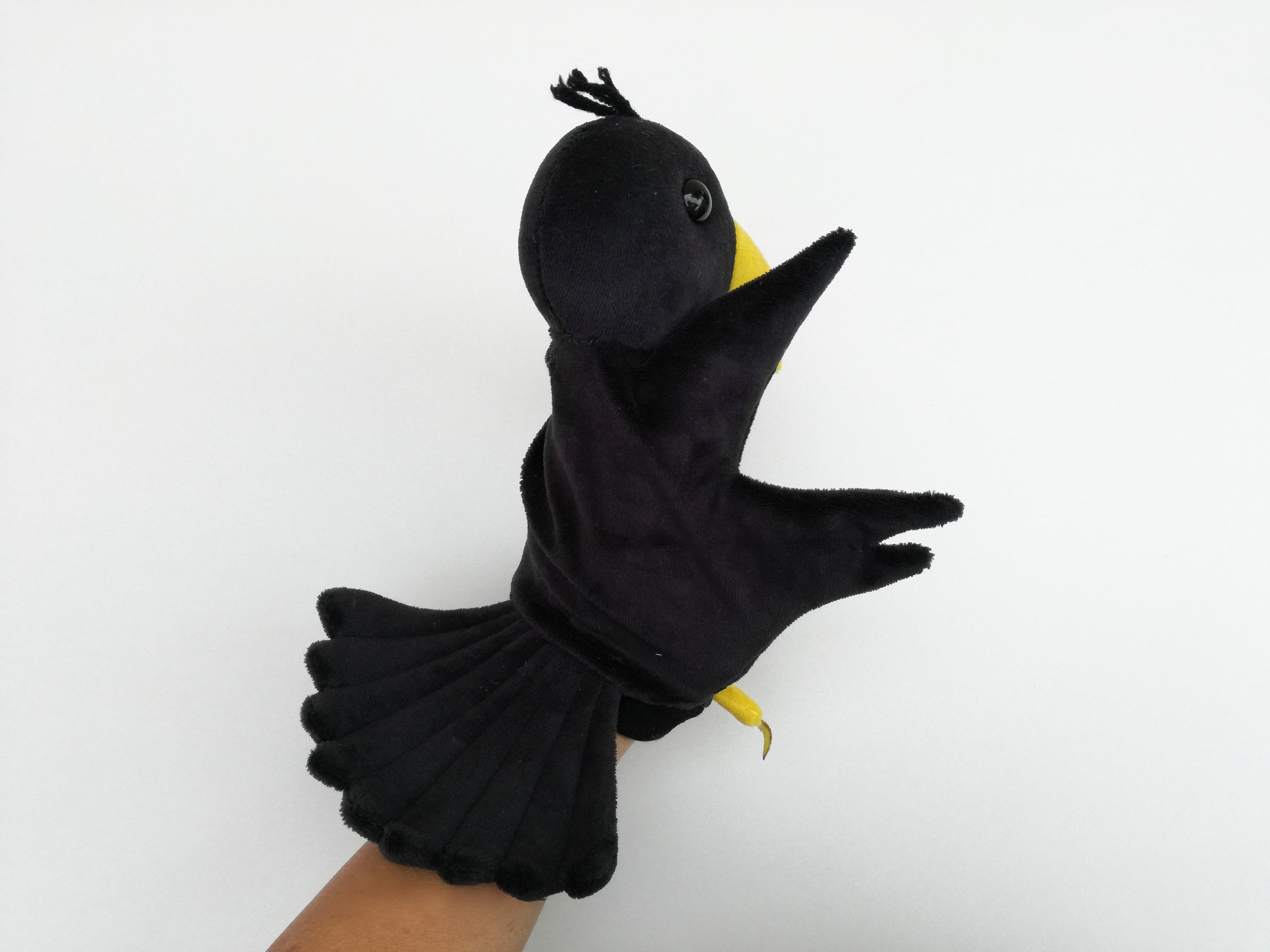 Sigmund the crow hand puppet Etsy