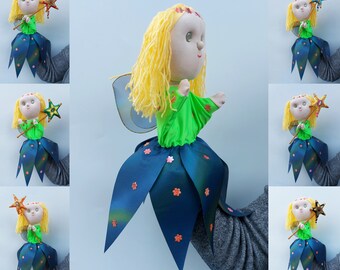 Nicky, the Spring Fairy - hand puppet