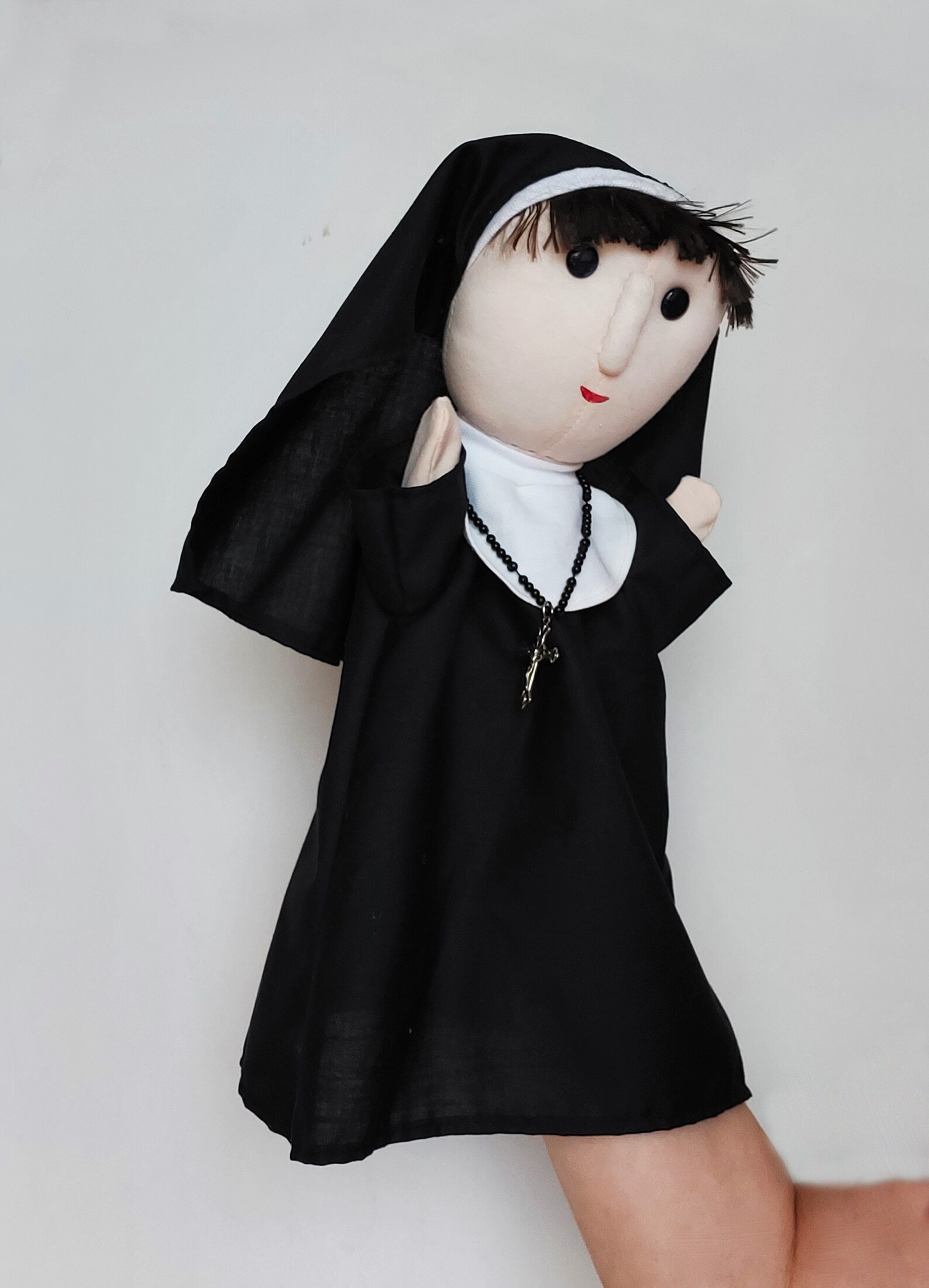 The Nuns Hand Puppet Etsy
