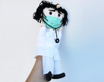 Dan, the doctor - handpuppet