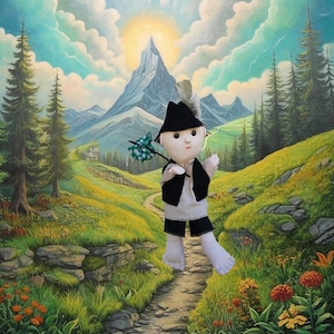 John, the wanderer - hand puppet