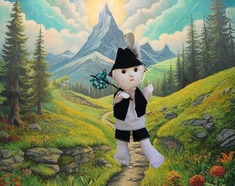 John, the wanderer - hand puppet