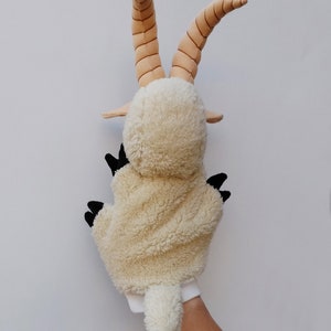 Kelemen, the goat hand puppet image 4