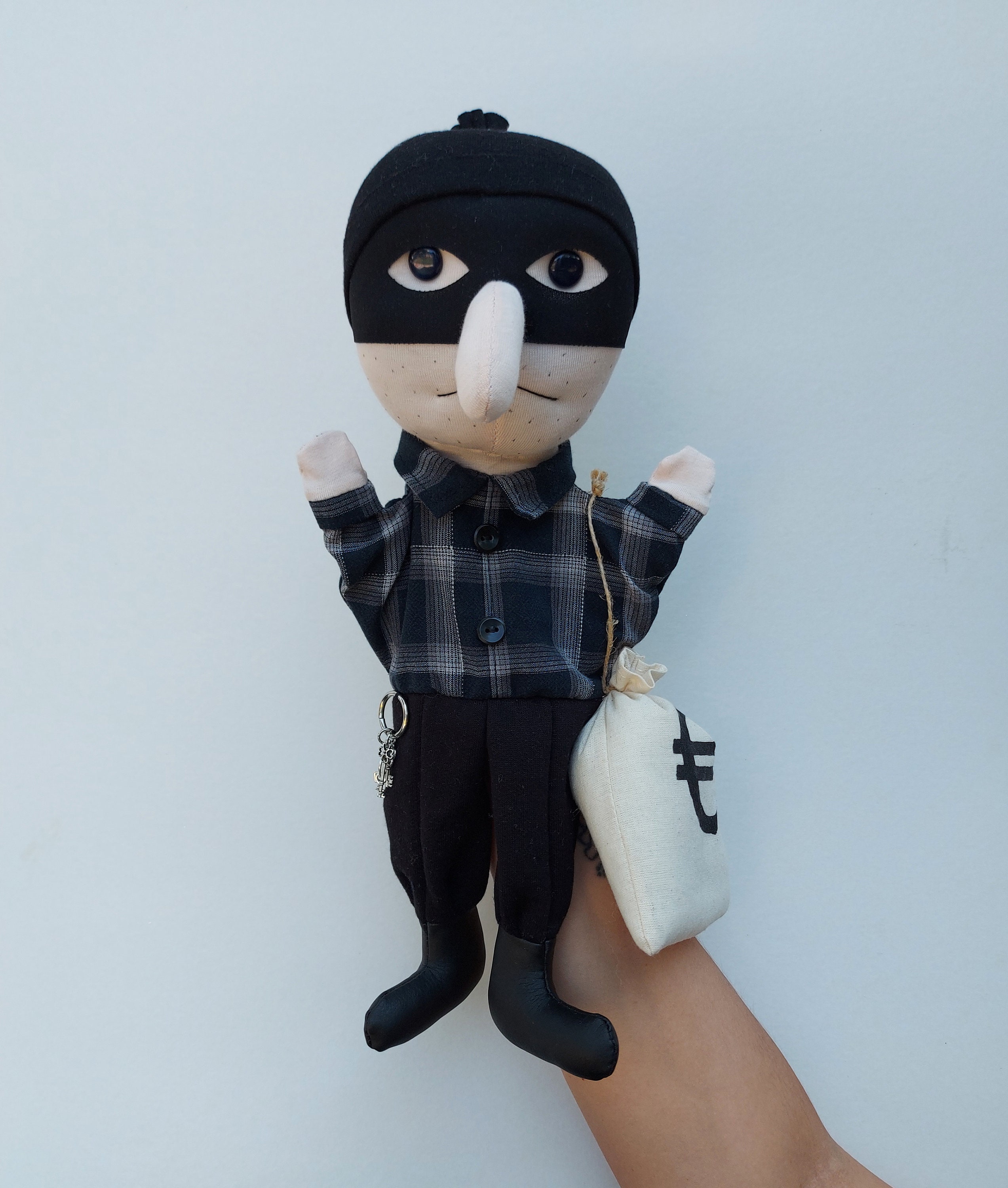 Marioneta Ladrón De Sterntaler Juguete De Títere Para Niños