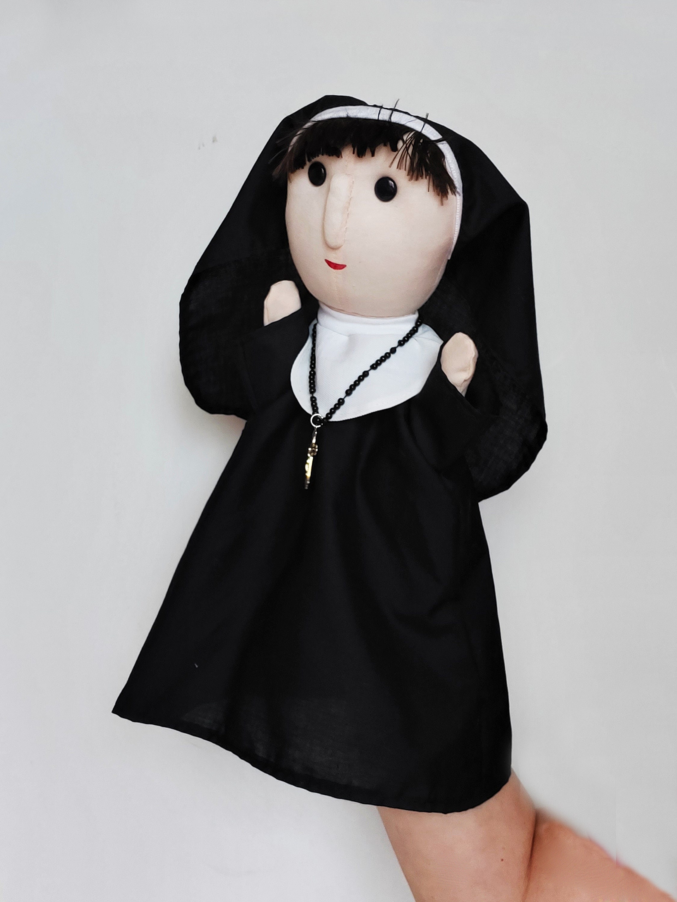 The Nuns Hand Puppet Etsy UK