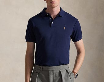 Ralph Lauren Herren Classic Fit Poloshirt - Kurzarm Designer-Stil