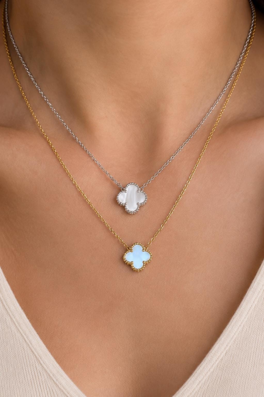 Van cleef necklace silver - Etsy 日本