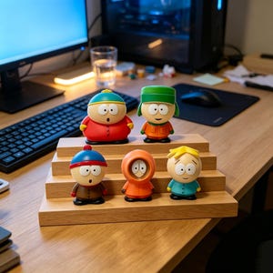 South Park Figure Set, 5 Piece Cartoon Character Statue, Funny TV Show Collectible, Desk Decor Gift, Comedy Fan Display 6cm