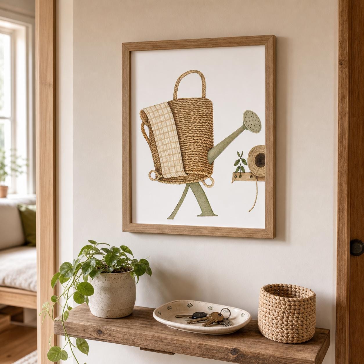 Soft Alphabet Tiny Home Wall Art Poster