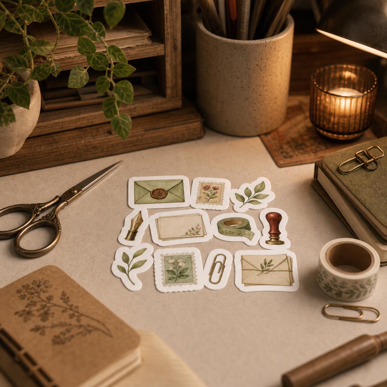 Tiny Stationery Sticker Sheet