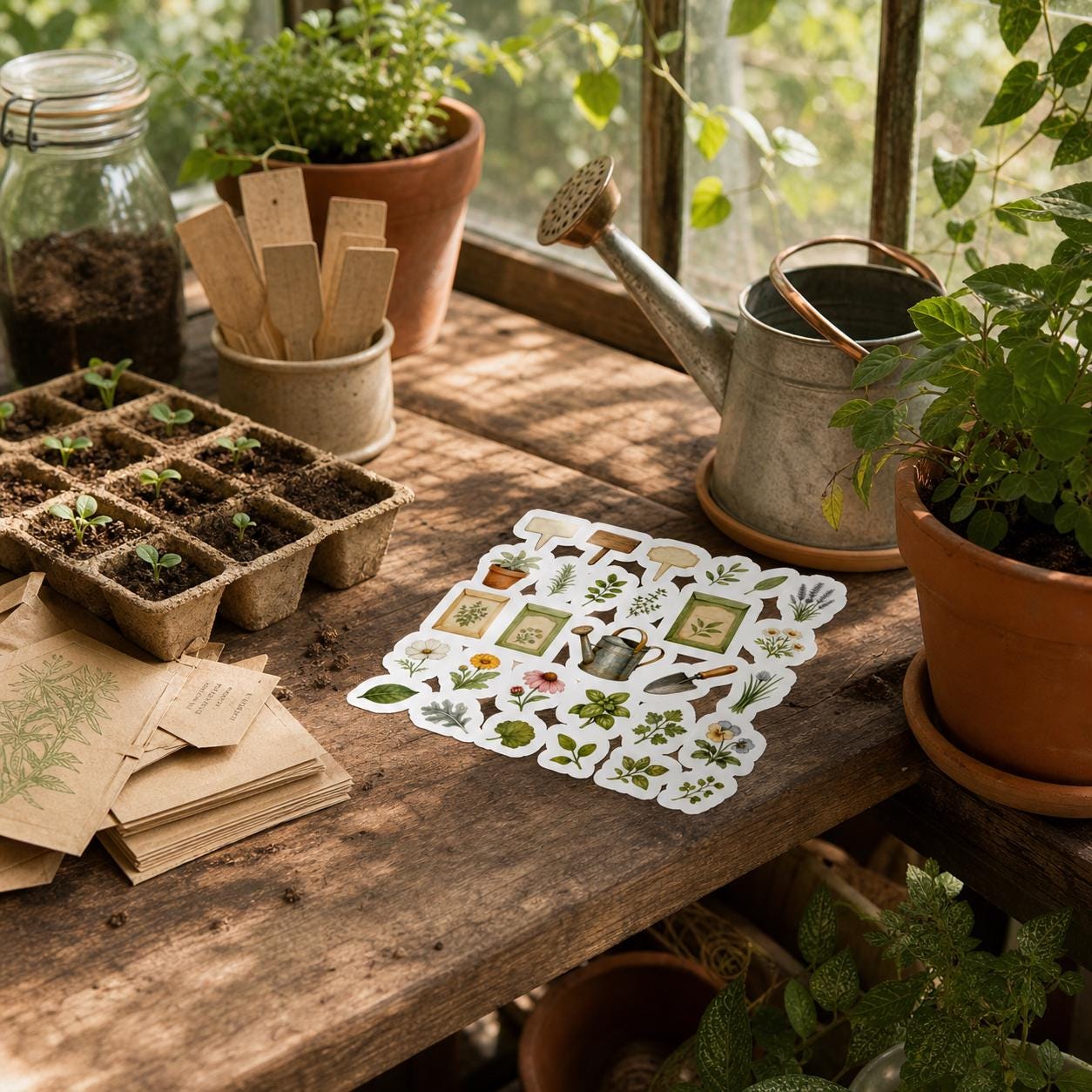 Garden Label Sticker Pack