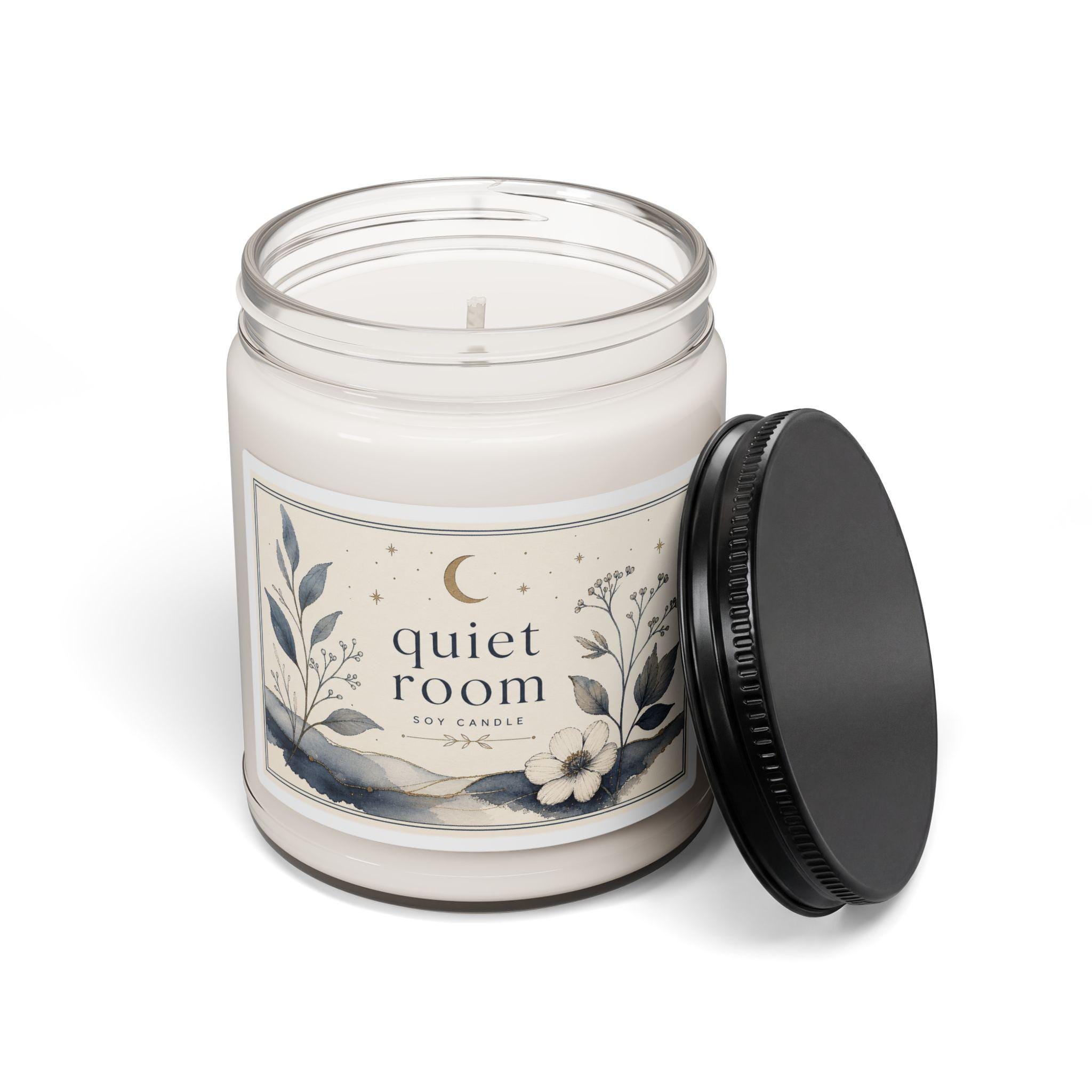 Quiet Room Label Soy Candle