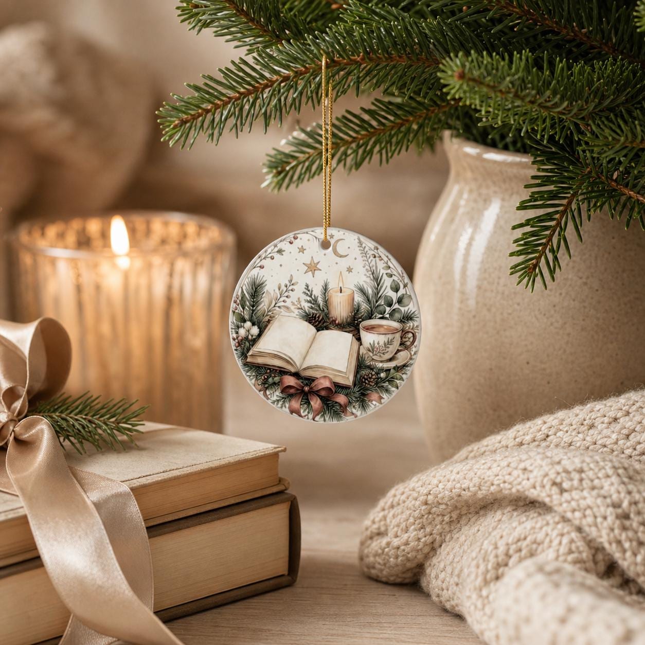 Seasonal Reading ornament