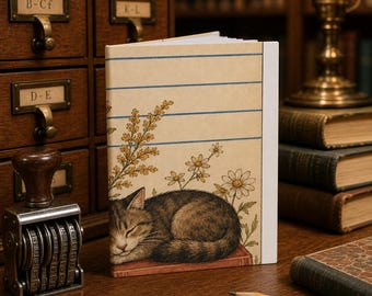 Notizbuch für Bibliothekskartenhüllen