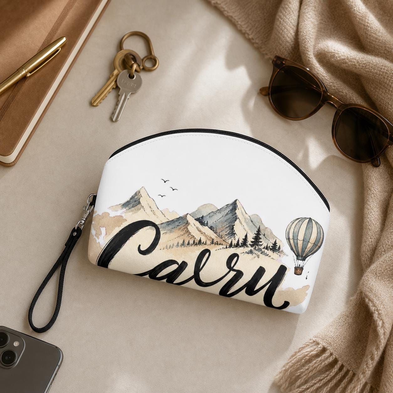 Everyday Typography zipper pouch