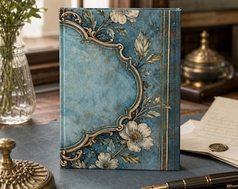 Patina Blue Titeletikett Journal