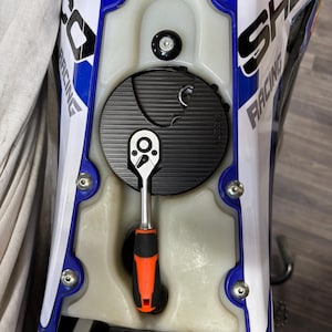 Under-seat tool storage for Sherco SE Enduro 2017 to 2024