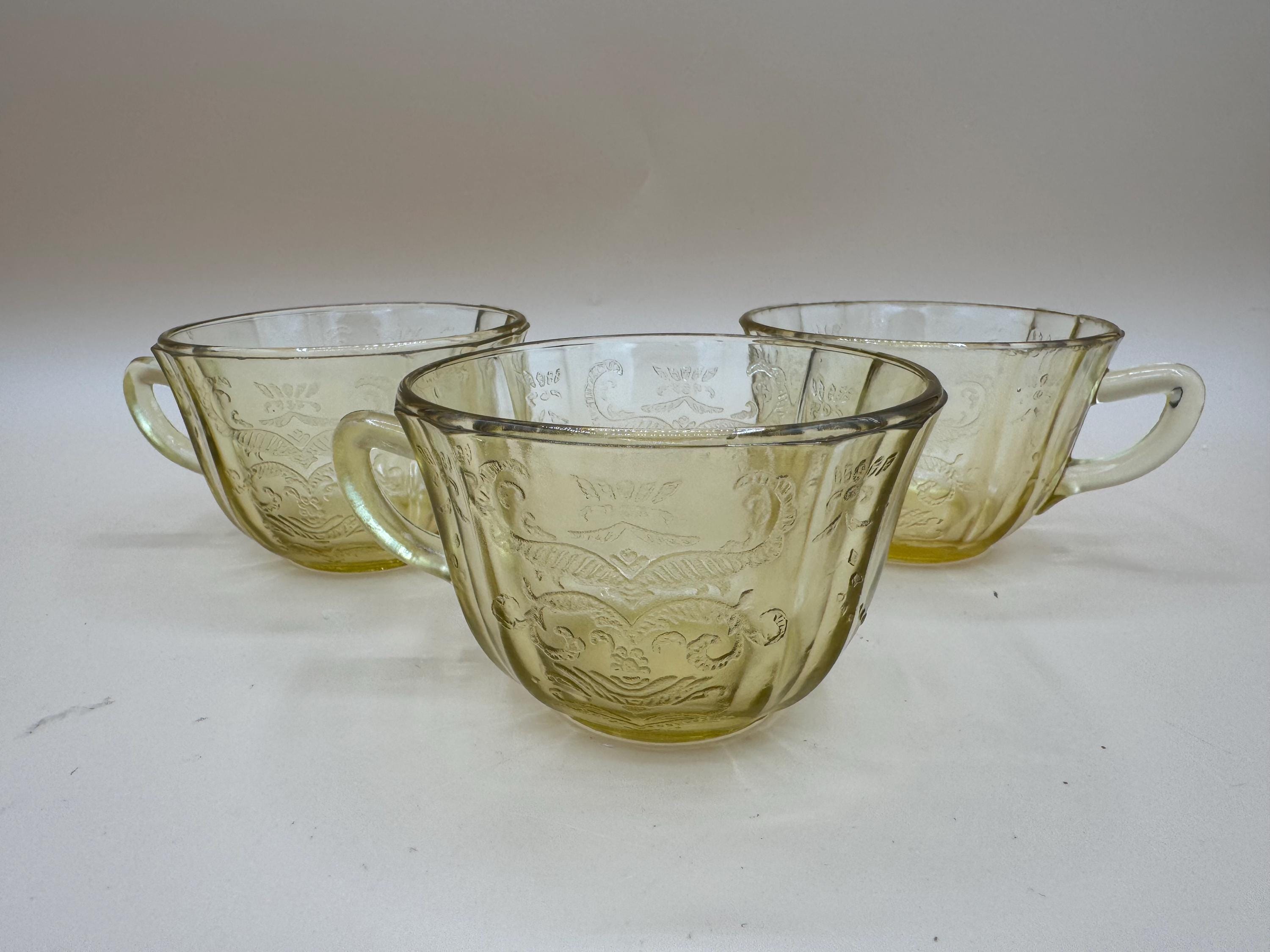 Amber Madrid Depression Glass - Etsy