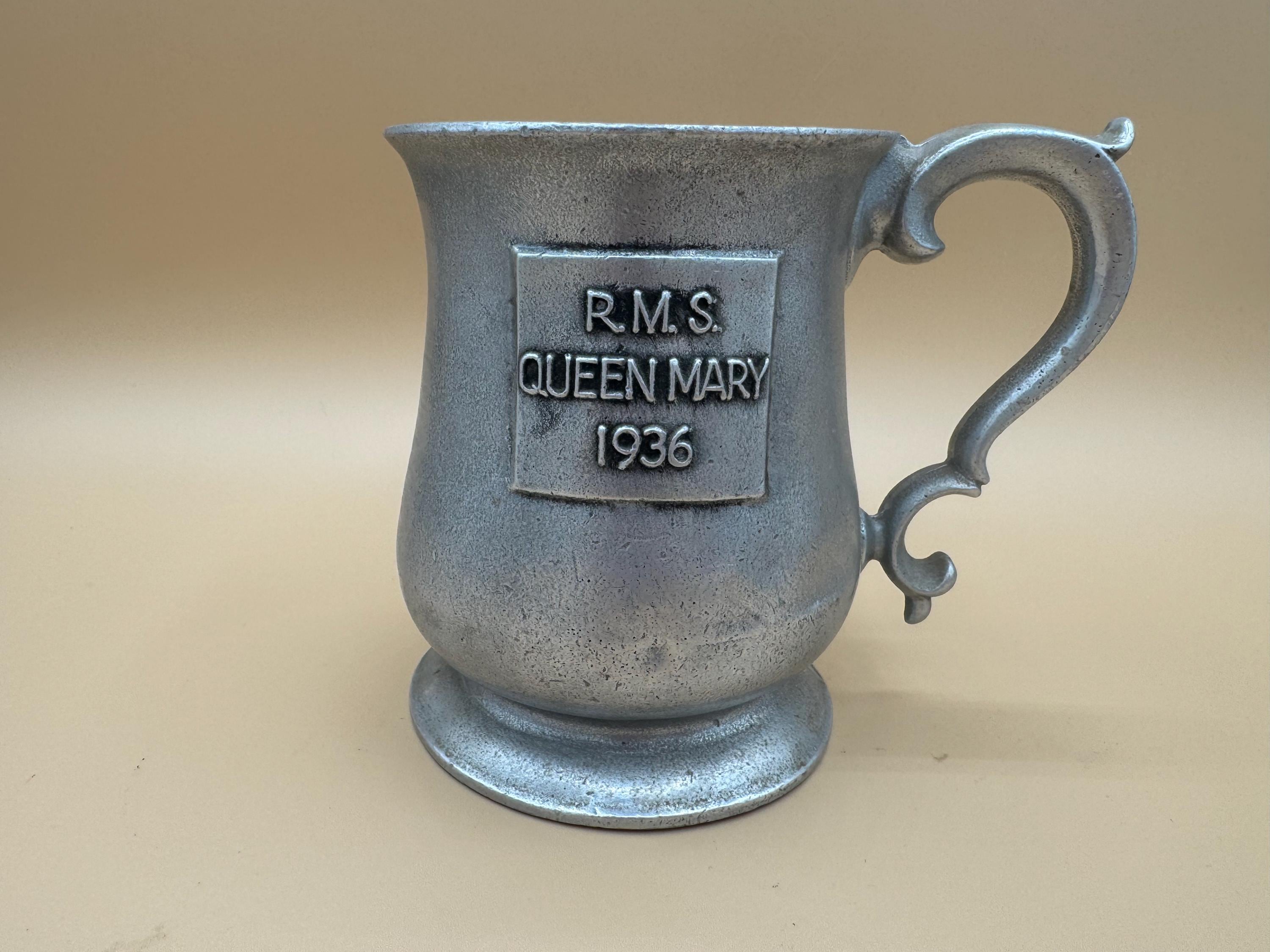 Antique English Pewter Tankard - Etsy