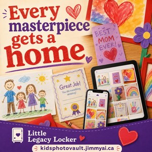 Kids Keepsake Memory Vault