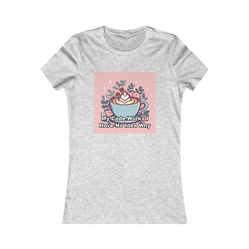 Python Developer Women's Tee | My Code Works I Have No Idea Why Bild 3