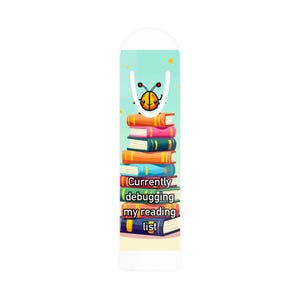 Currently debugging my reading list | Funny Developer Bookmark | Book Lover Gift | Programmer Reading Accessory
