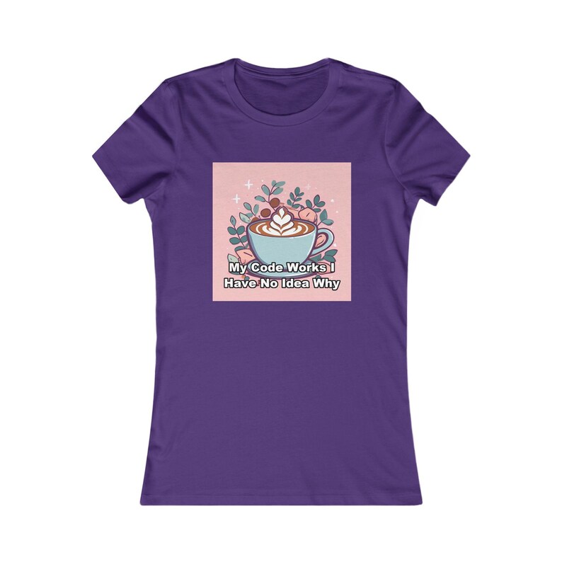 Python Developer Women's Tee | My Code Works I Have No Idea Why Bild 7