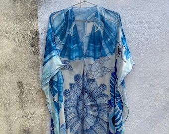 Blauer Lagunen Kaftan