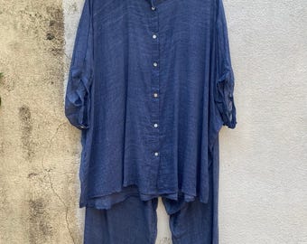 Blaues Kombi-Set