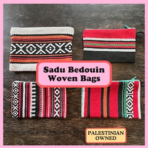Bolsa tradicional, carteira, bolsa de maquiagem, pequena bolsa com zíper, design colorido, presente para a mãe, presente para ela, autêntico, arte do Oriente Médio, estilo Boho