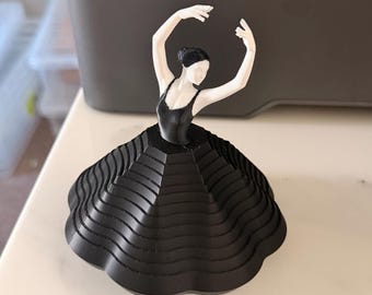 Sensory 3D Printed Ballerina figurine