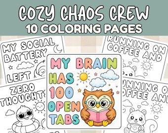Cozy Coloring Pages | Animal Coloring Pages | Funny coloring Sheets | Sayings Coloring Book | Cute Summer Coloring | Easy Coloring Sheets