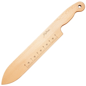 Band Weaving Sword | Ambidextrous Scale Customary/Metric | Baltic Pick-Up & Tablet Weaving Wooden Shed Batten