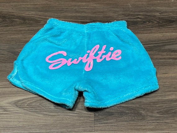 Super Soft swiftie Fuzzy Pajama Shorts 