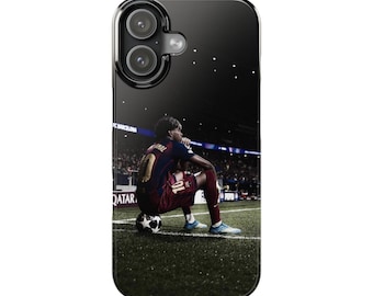 Lamine Yamal Phone Case | Barcelona Champions League | iPhone All Models | La Liga Football Gift | Barca Fan Cover