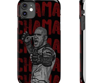Alex Pereira Phone Case | Chama UFC Graphic Design | iPhone All Models | MMA Gift | UFC Champion Fan Cover
