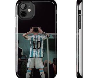 Lionel Messi Phone Case | Argentina Hands on Head Moment | iPhone Samsung All Models | Football Gift | GOAT Fan Cover