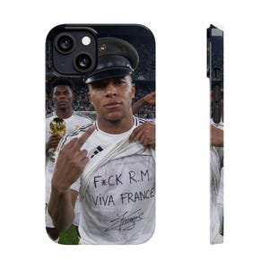 Mbappe Funny Phone Case | Viva France Meme | Real Madrid Football Joke Gift | iPhone All Models | France Football Fan Cover image 16