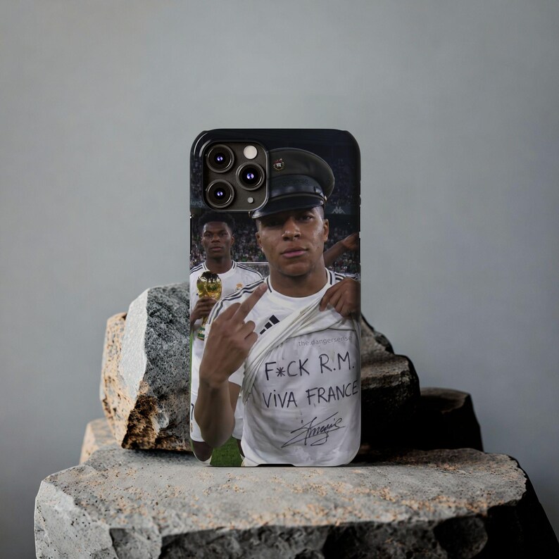 Mbappe Funny Phone Case | Viva France Meme | Real Madrid Football Joke Gift | iPhone All Models | France Football Fan Cover image 10