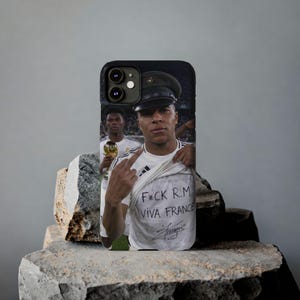 Mbappe Funny Phone Case | Viva France Meme | Real Madrid Football Joke Gift | iPhone All Models | France Football Fan Cover image 5