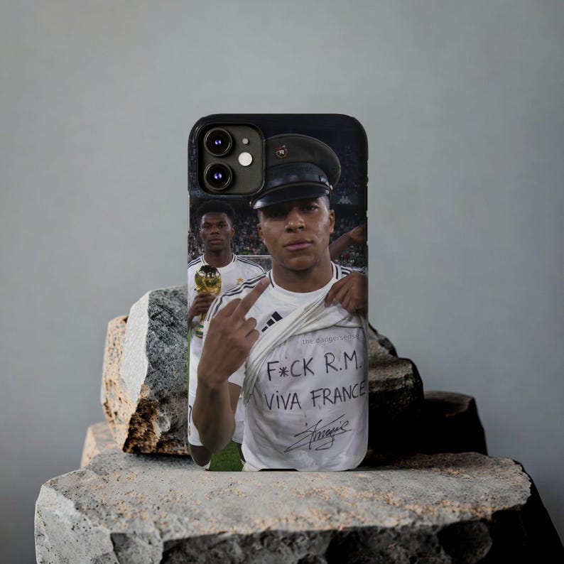 Mbappe Funny Phone Case | Viva France Meme | Real Madrid Football Joke Gift | iPhone All Models | France Football Fan Cover image 5