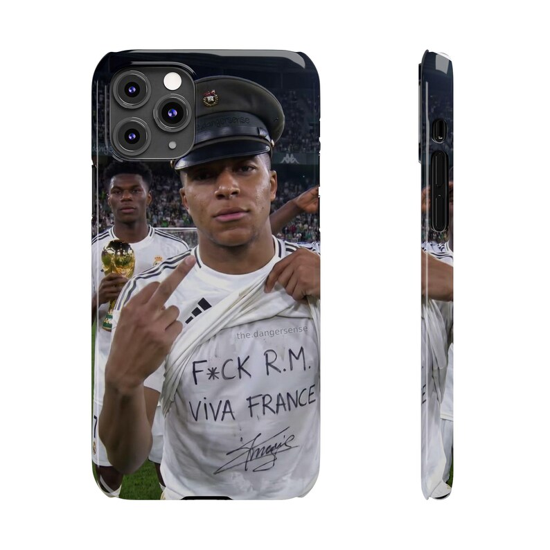 Mbappe Funny Phone Case | Viva France Meme | Real Madrid Football Joke Gift | iPhone All Models | France Football Fan Cover image 6