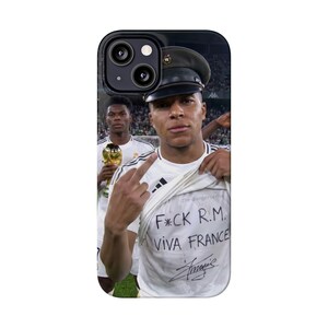 Mbappe Funny Phone Case | Viva France Meme | Real Madrid Football Joke Gift | iPhone All Models | France Football Fan Cover image 17