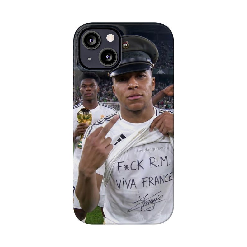 Mbappe Funny Phone Case | Viva France Meme | Real Madrid Football Joke Gift | iPhone All Models | France Football Fan Cover image 17